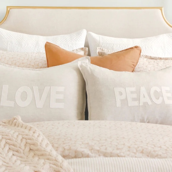 Pom Pom Love & Peace Pillows - Picture 3 of 3